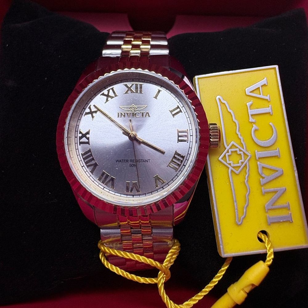 INVICTA Two-Tone Silver and Gold Watch